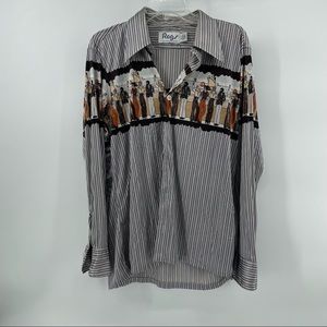 Vintage 70’s Men’s Rags Disco Cruiseship Shirt
